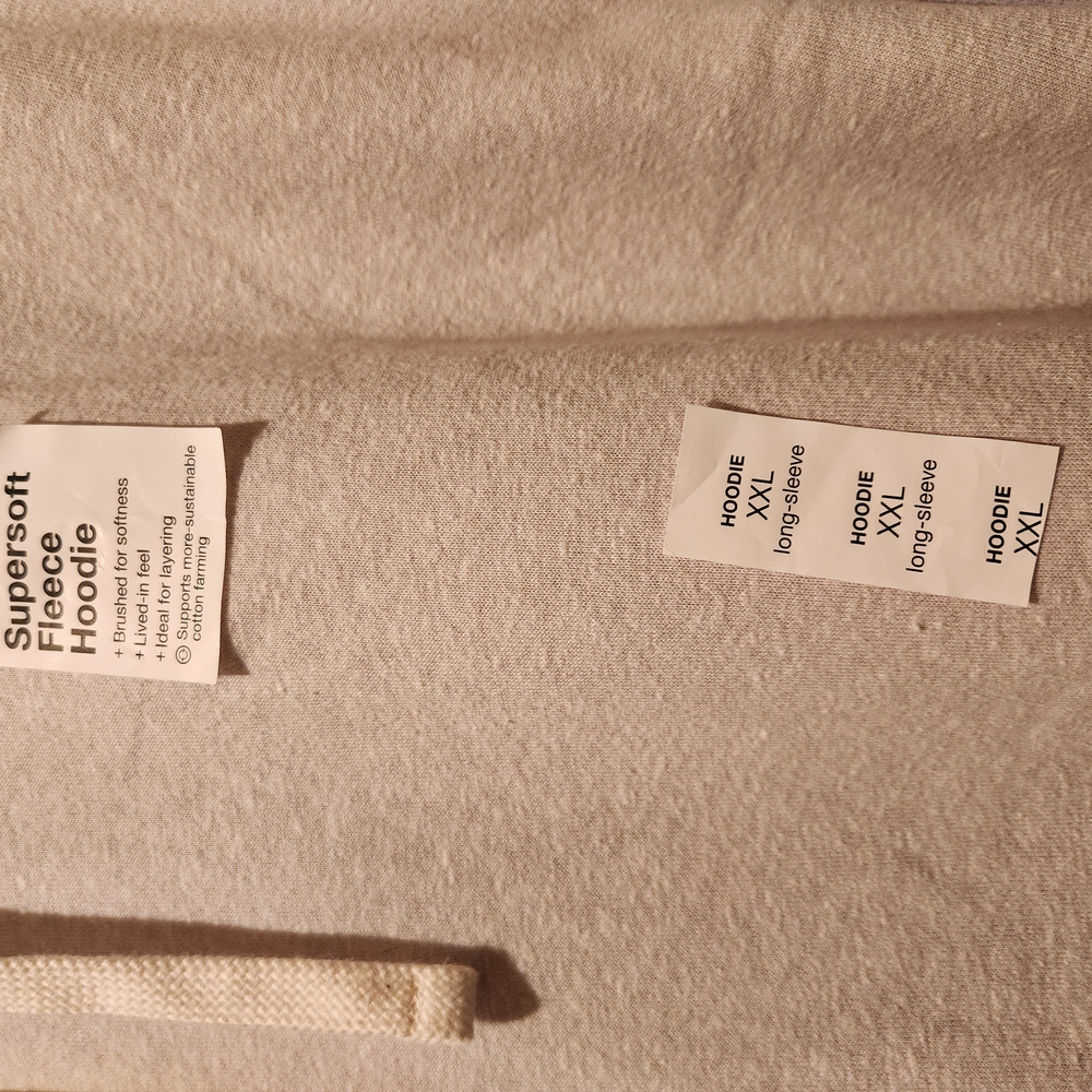 Supersoft Fleece Hoodie - Cream